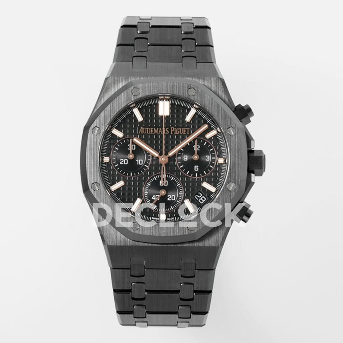 Replica Audemars Pigeut Royal Oak Chrono 26240 Black Ceramic APSF |  Declock.