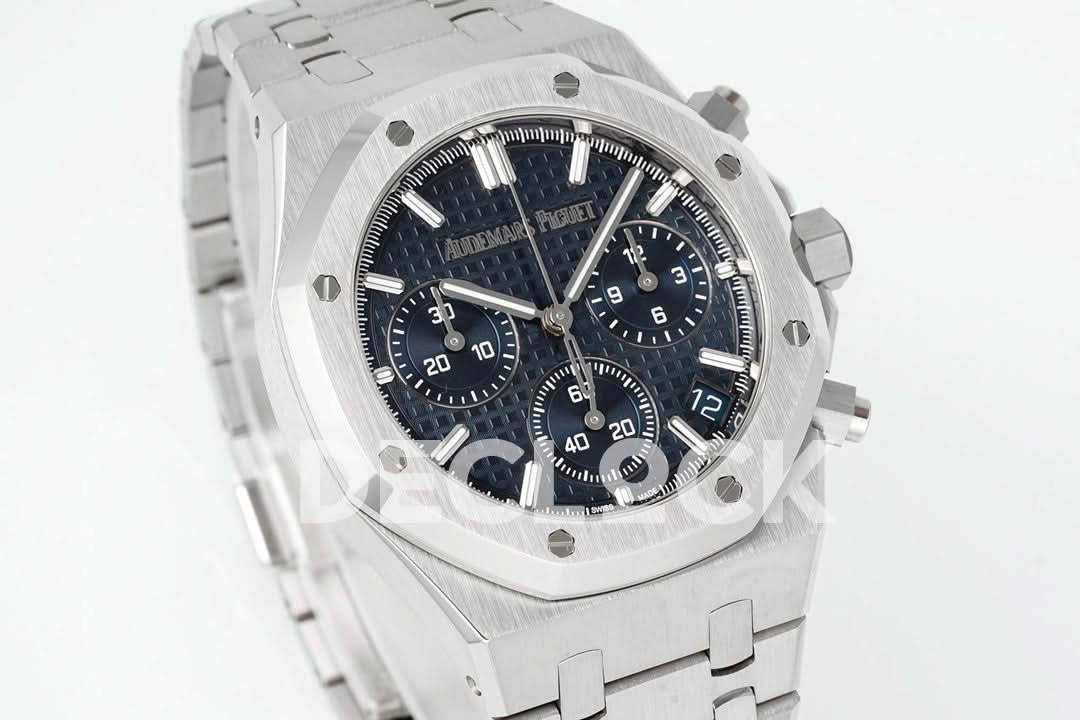 Replica Audemars Pigeut Royal Oak Chrono 26240 Blue Dial SS APSF |  Declock.