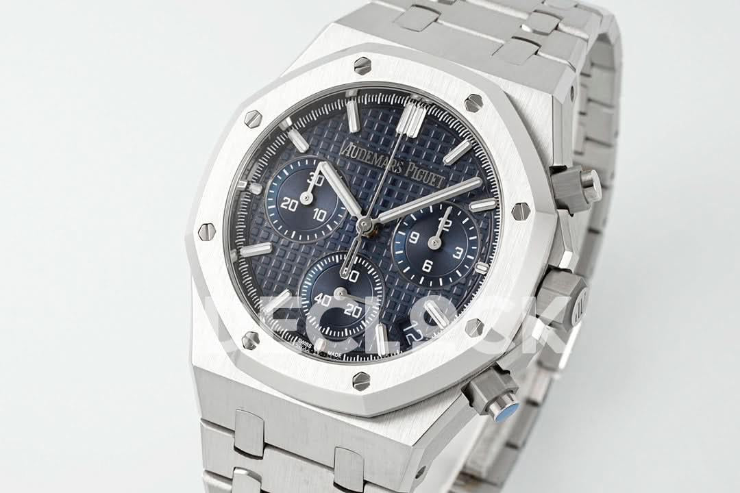 Replica Audemars Pigeut Royal Oak Chrono 26240 Blue Dial SS APSF |  Declock.