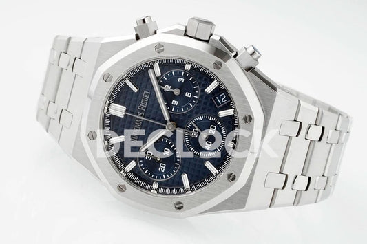 Replica Audemars Pigeut Royal Oak Chrono 26240 Blue Dial SS APSF | Declock.