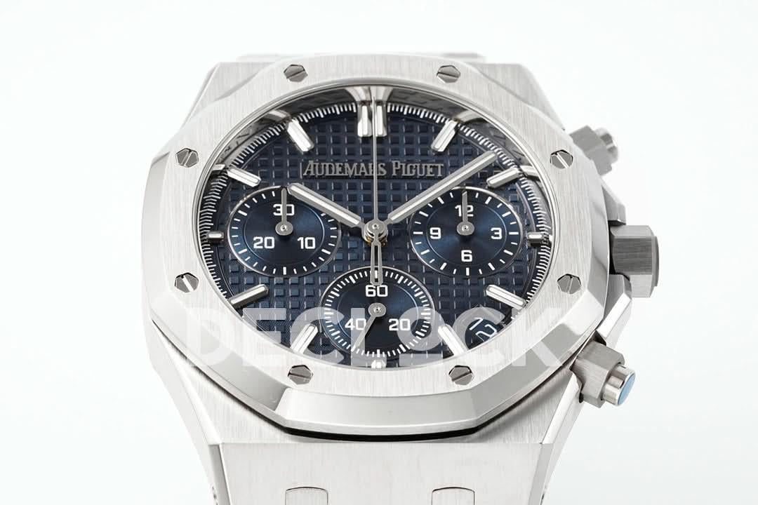 Replica Audemars Pigeut Royal Oak Chrono 26240 Blue Dial SS APSF |  Declock.