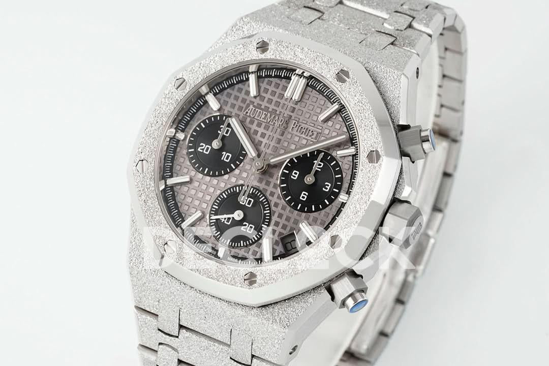 Replica Audemars Pigeut Royal Oak Chrono 26240 Frosted SS APSF |  Declock.