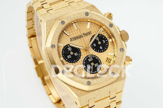 Replica Audemars Pigeut Royal Oak Chrono 26240 Frosted YG APSF |  Declock.