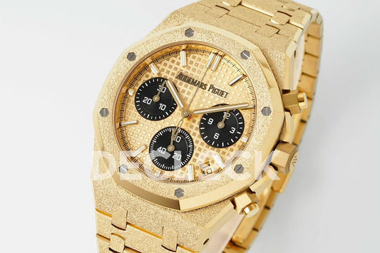 Replica Audemars Pigeut Royal Oak Chrono 26240 Frosted YG APSF |  Declock.