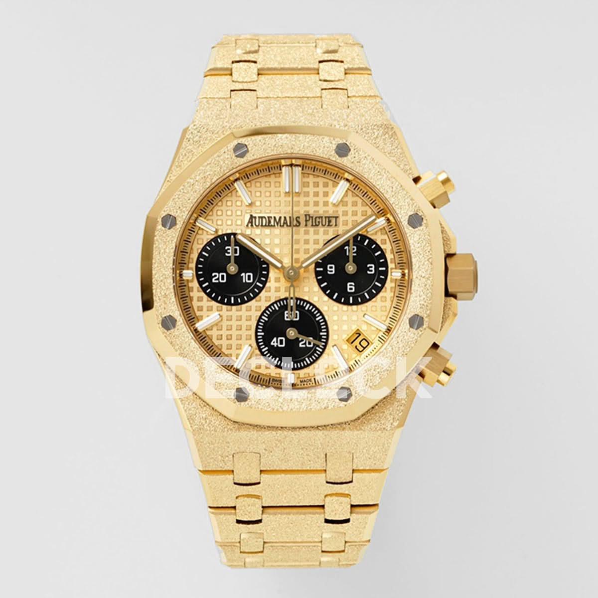 Replica Audemars Pigeut Royal Oak Chrono 26240 Frosted YG APSF |  Declock.