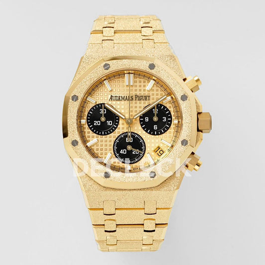 Replica Audemars Pigeut Royal Oak Chrono 26240 Frosted YG APSF |  Declock.