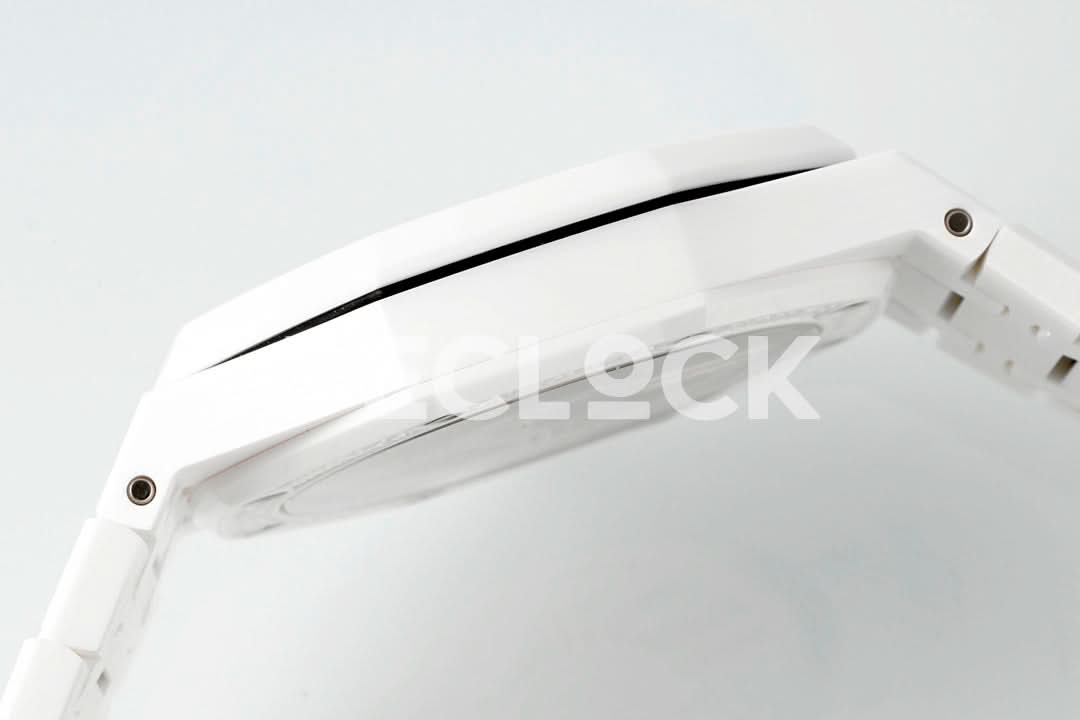 Royal Oak 41mm 15500 White Ceramic/Cer Black Dial APSF