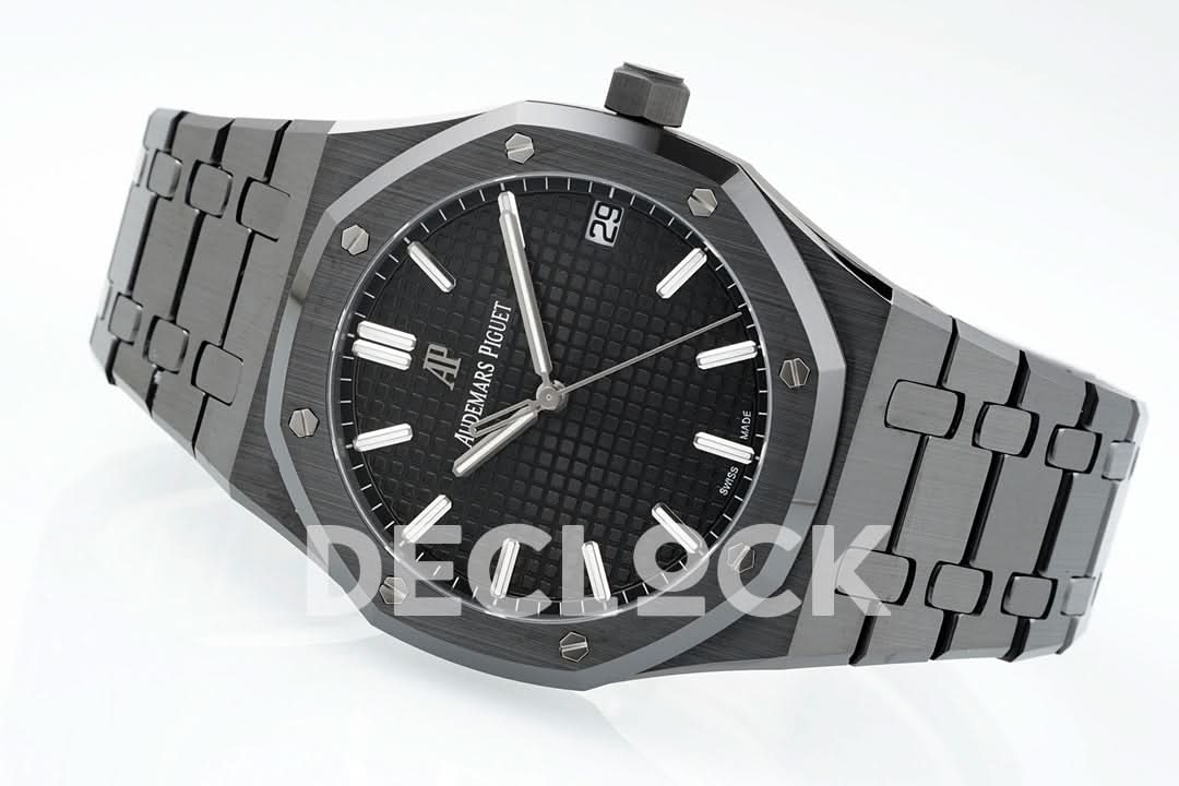 Royal Oak 41mm 15500 Black Ceramic/Cer Black Dial APSF