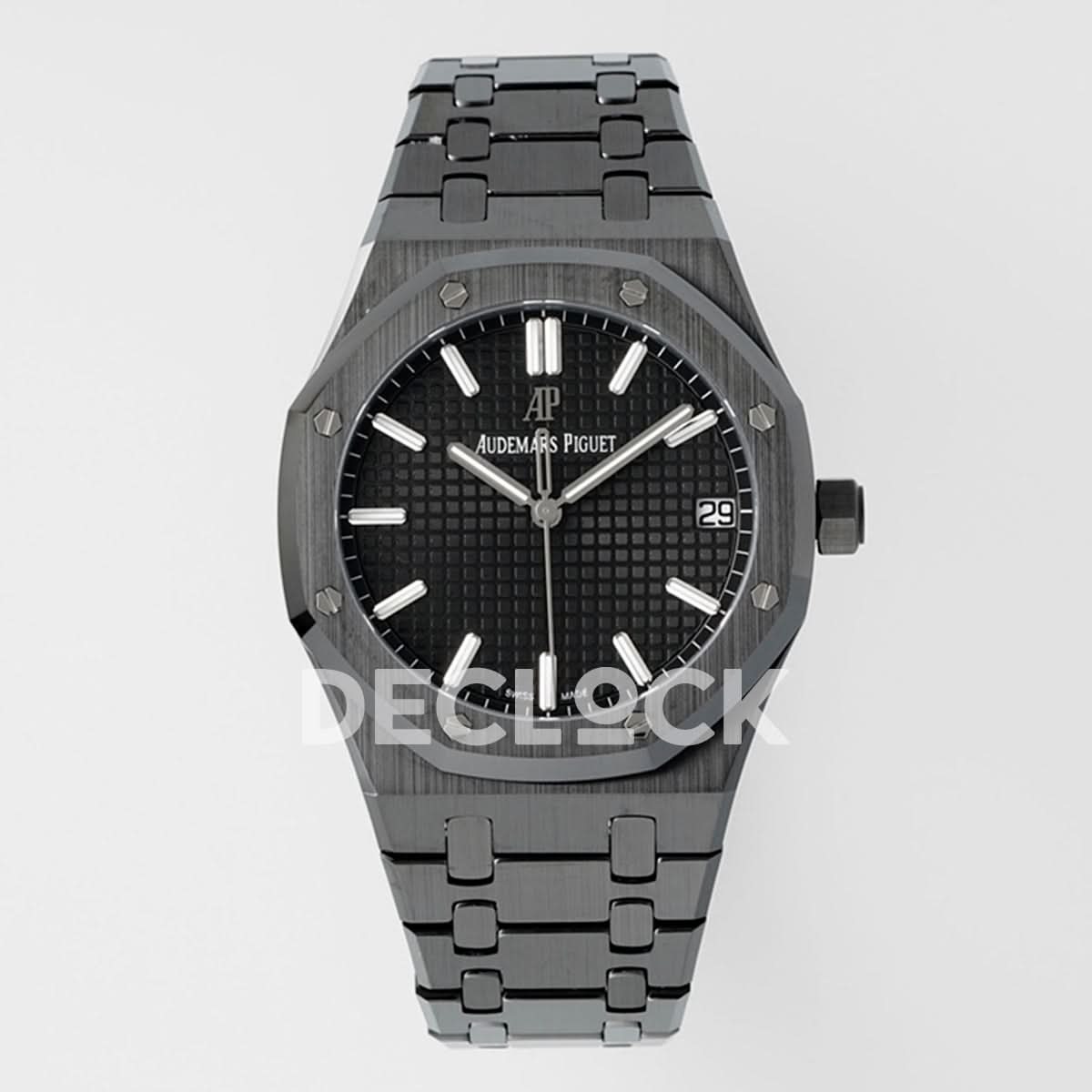 Royal Oak 41mm 15500 Black Ceramic/Cer Black Dial APSF