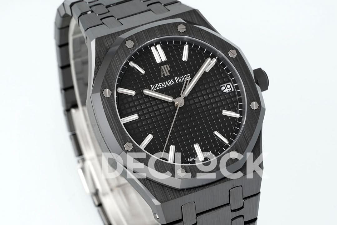 Royal Oak 41mm 15500 Black Ceramic/Cer Black Dial APSF