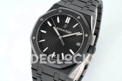 Royal Oak 41mm 15500 Black Ceramic/Cer Black Dial APSF