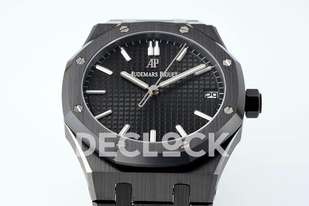 Royal Oak 41mm 15500 Black Ceramic/Cer Black Dial APSF
