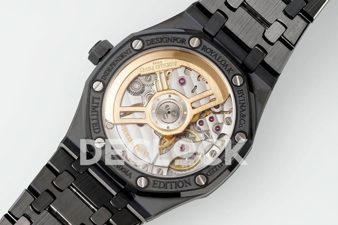 Replica Audemars Pigeut Royal Oak 41mm 15500 Black Ceramic/Cer Black Dial APSF |  Declock.