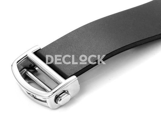 Replica Cartier Santos de Cartier Skeleton WG Black Strap | Declock.