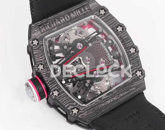 Replica Richard Mille RM 38-02 Tourbillon Bubba Watson Black | Declock.