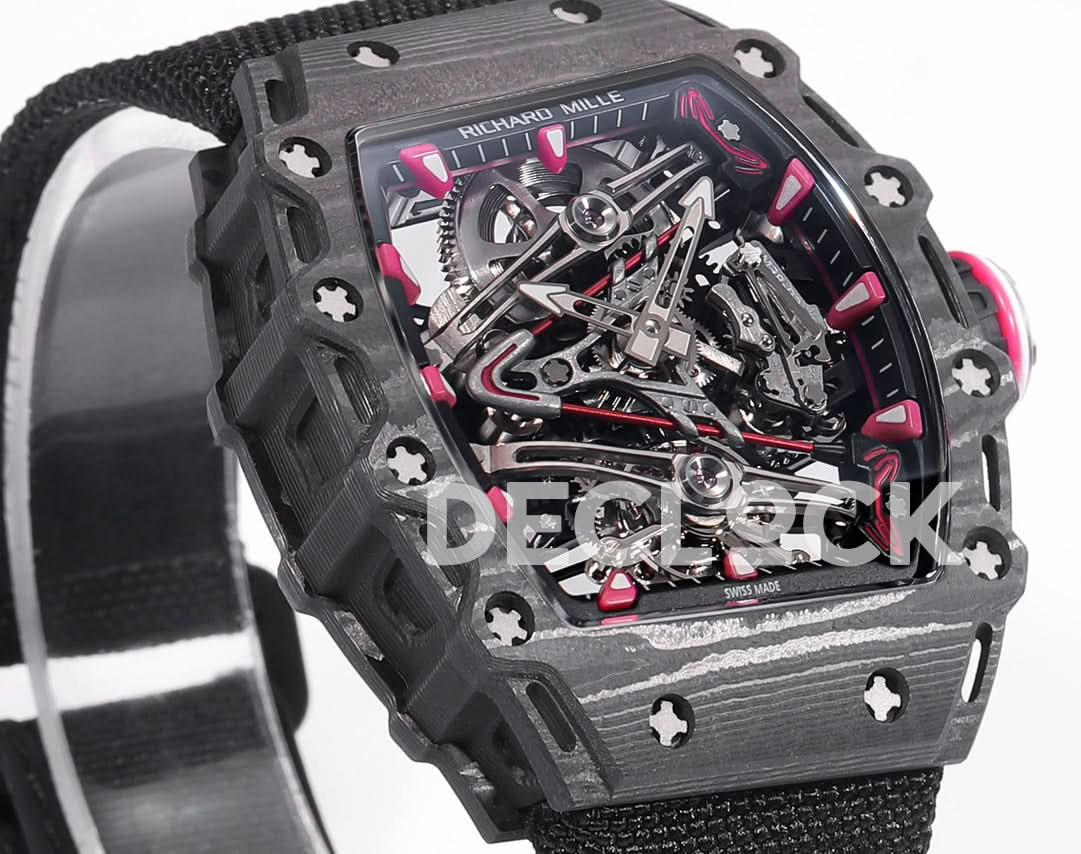 Replica Richard Mille RM 38-02 Tourbillon Bubba Watson Black |  Declock.