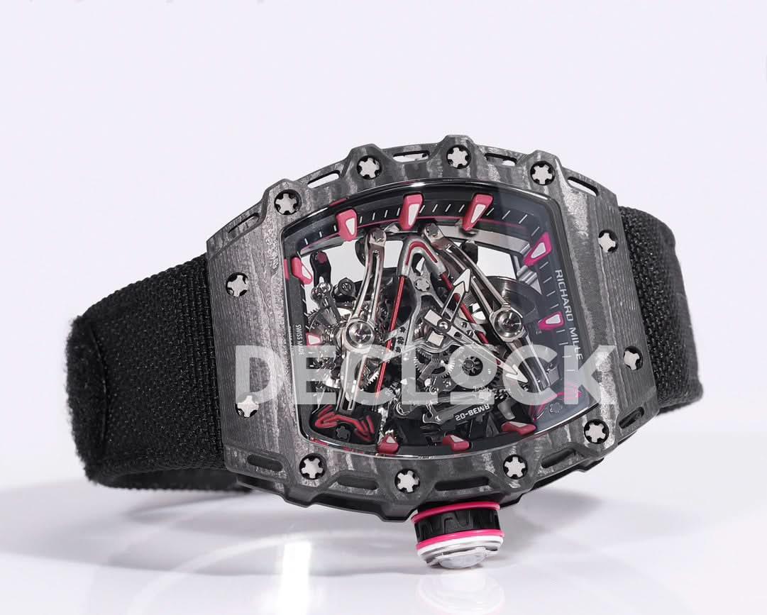 Replica Richard Mille RM 38-02 Tourbillon Bubba Watson Black |  Declock.