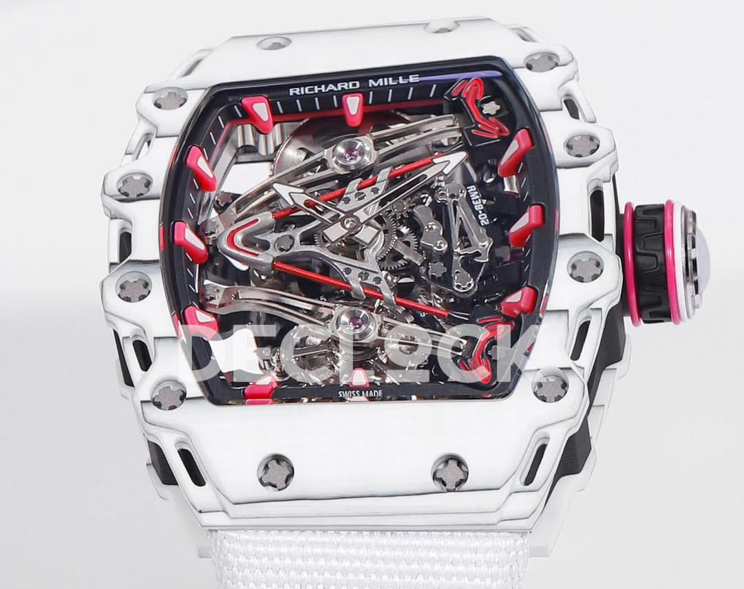 Replica Richard Mille RM 38-02 Tourbillon Bubba Watson White |  Declock.
