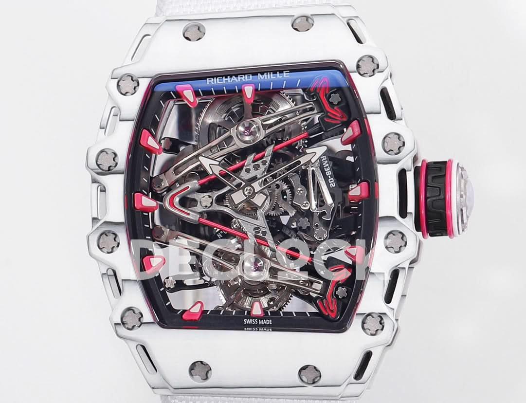 Replica Richard Mille RM 38-02 Tourbillon Bubba Watson White |  Declock.