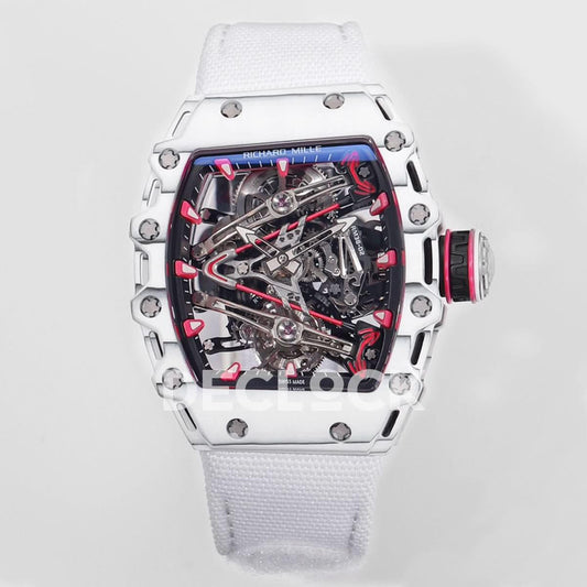 Replica Richard Mille RM 38-02 Tourbillon Bubba Watson White | Declock.