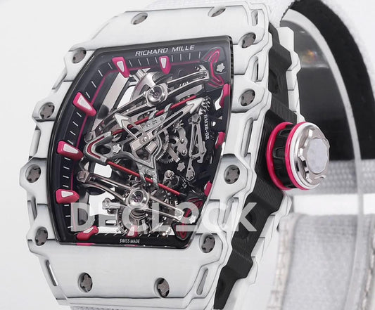 Replica Richard Mille RM 38-02 Tourbillon Bubba Watson White | Declock.