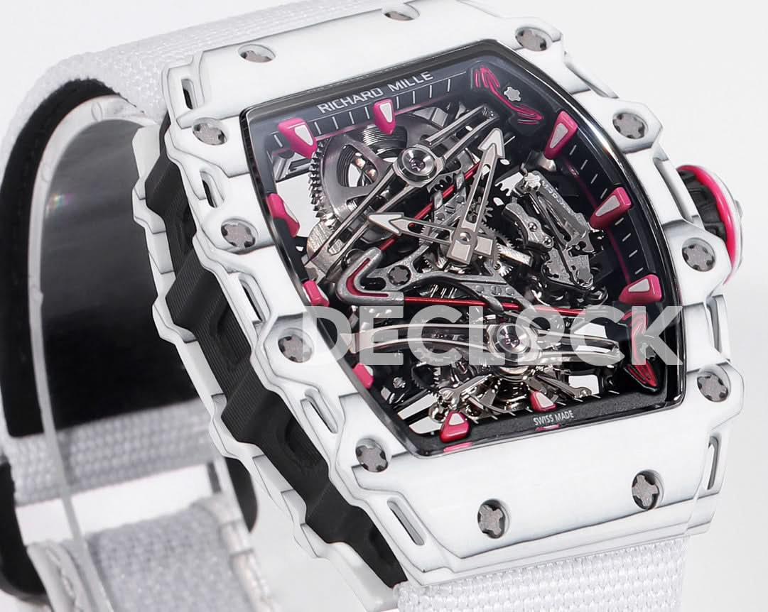 Replica Richard Mille RM 38-02 Tourbillon Bubba Watson White |  Declock.