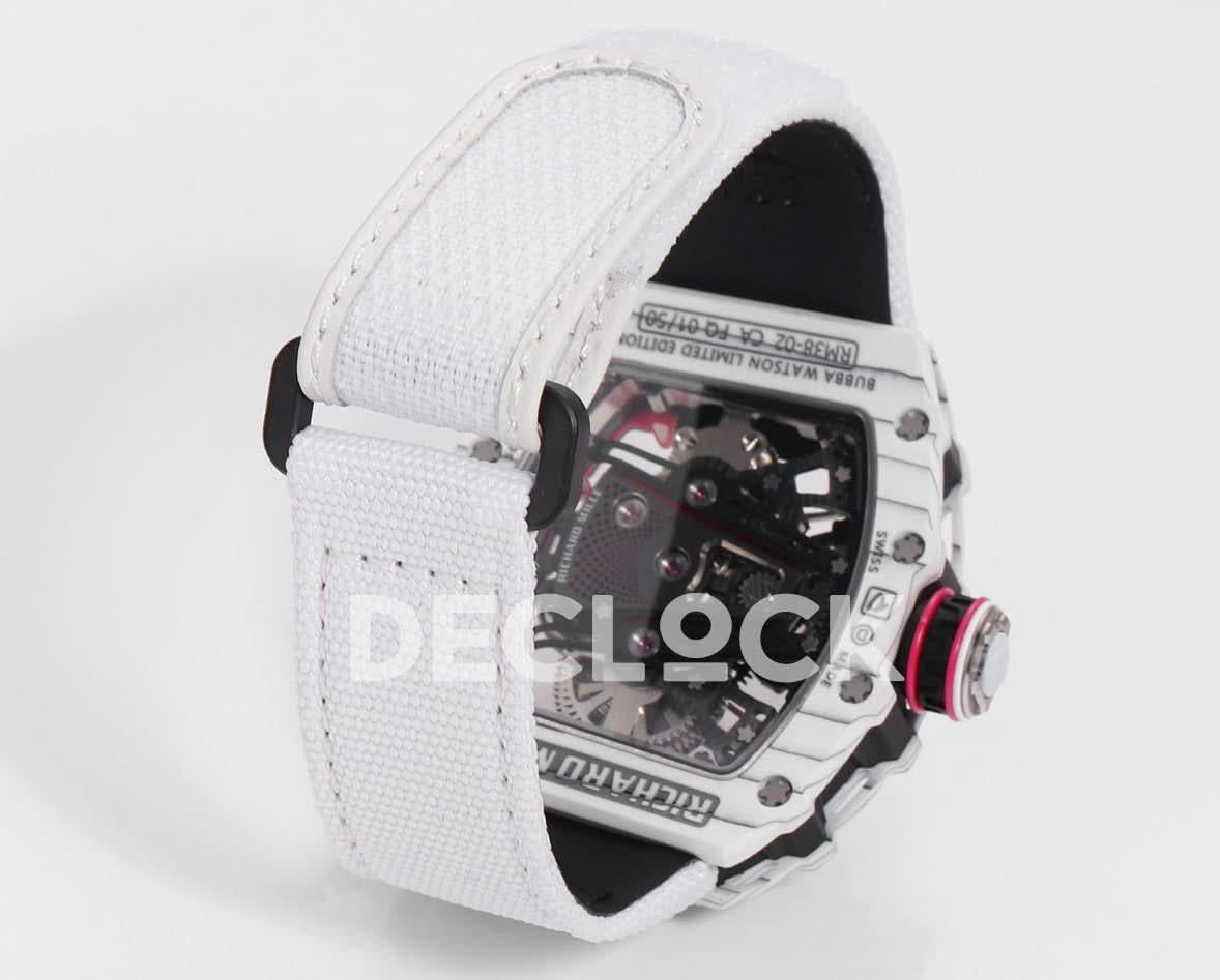 Replica Richard Mille RM 38-02 Tourbillon Bubba Watson White |  Declock.