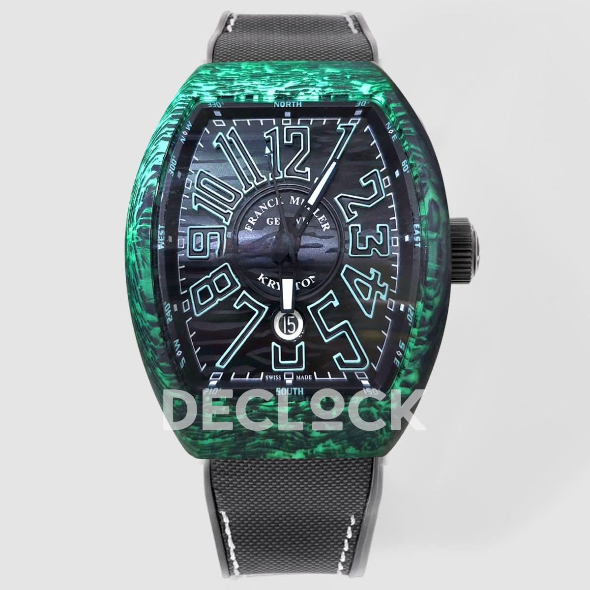 Replica Franck Muller Franck Muller V45 SC DT CARBON VE KRYPTON |  Declock.