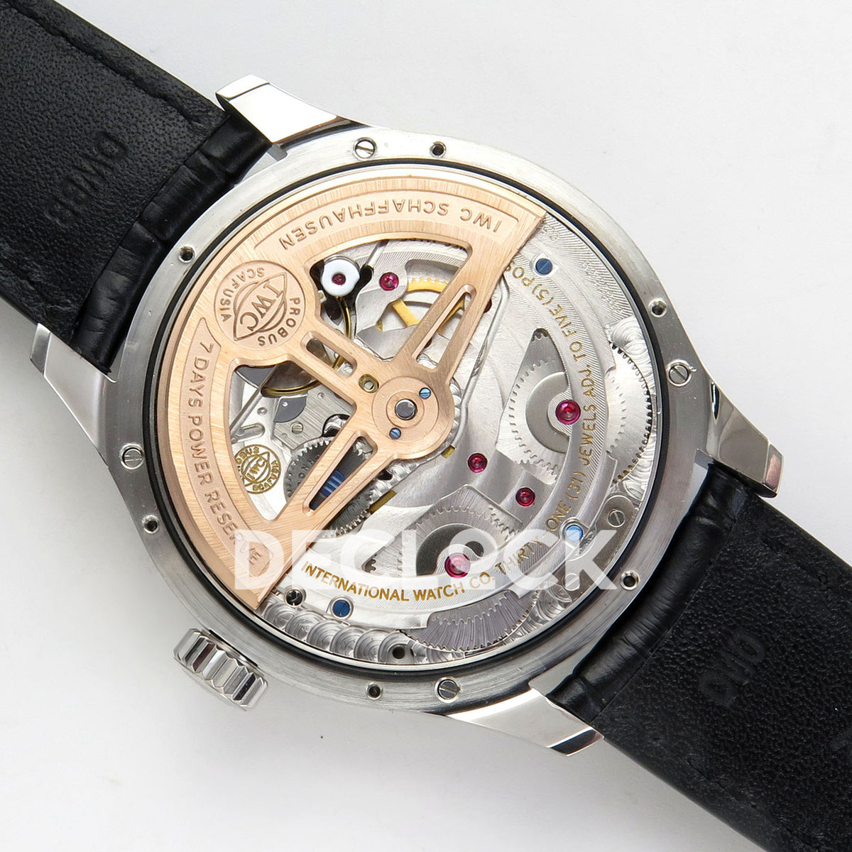 IWC Portugieser Perpetual Calendar Blue APSF A52610 – movement overview