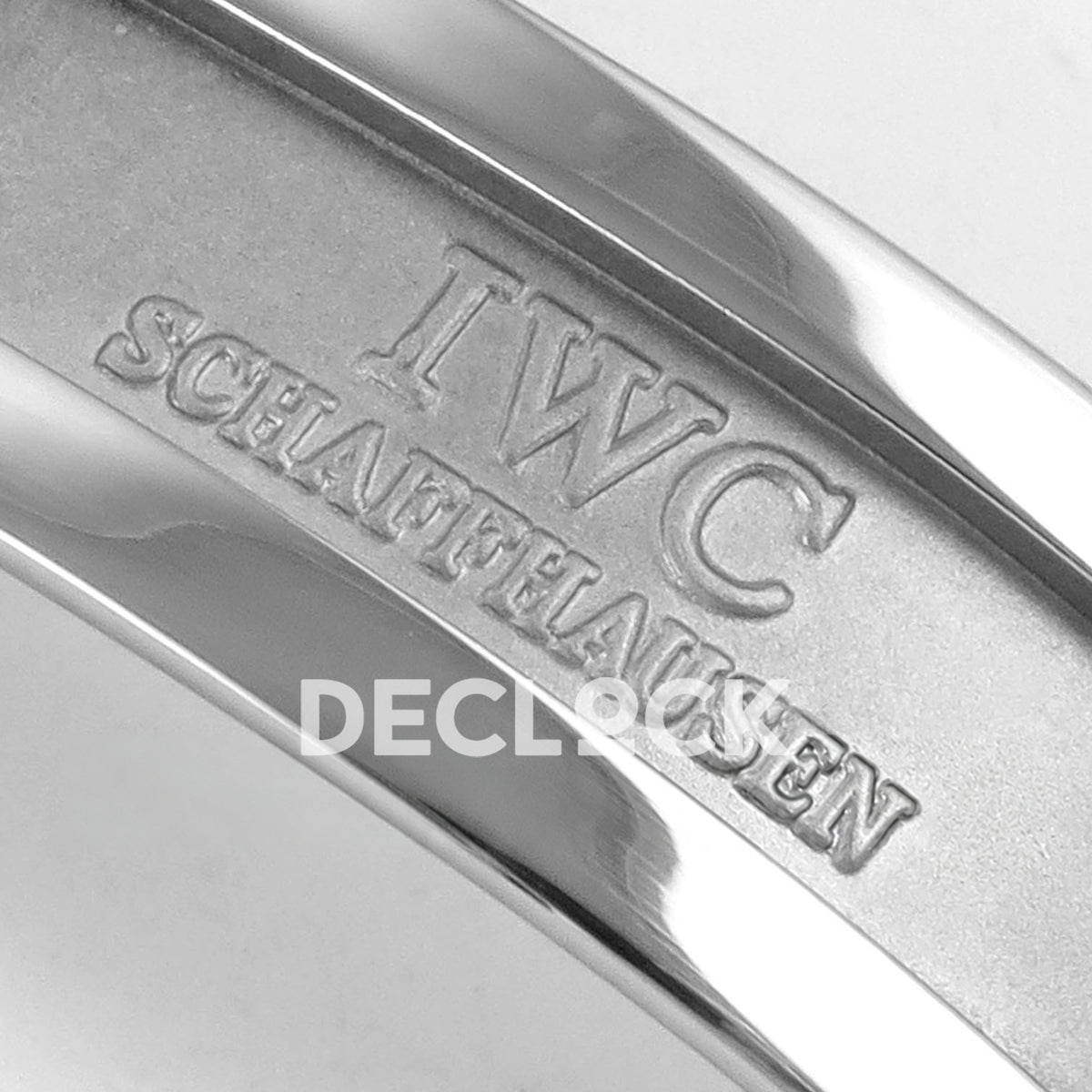 IWC Portugieser Perpetual Calendar Blue APSF A52610 – IWC clasp engraving