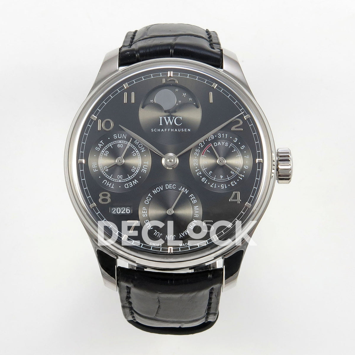 IWC Portugieser Perpetual Calendar Gray APSF A52610 – front view