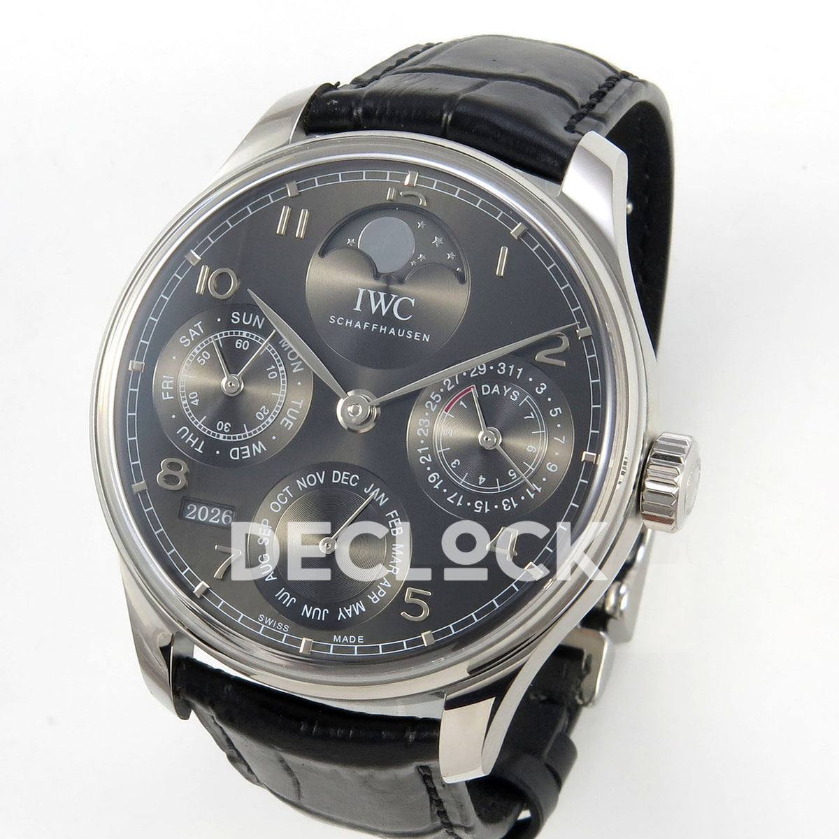 IWC Portugieser Perpetual Calendar Gray APSF A52610 – right angle