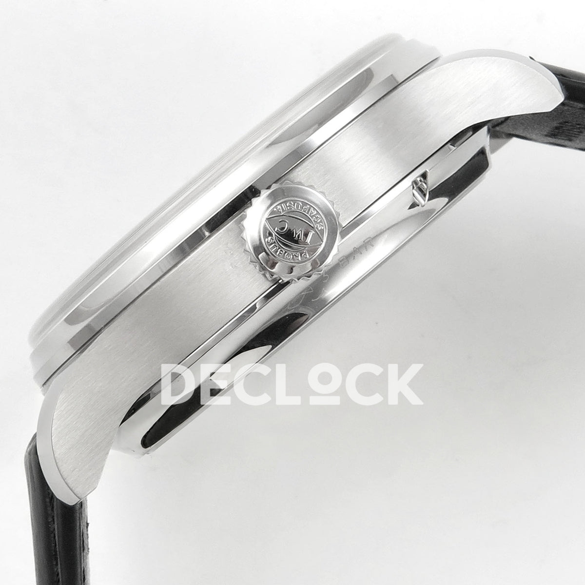 IWC Portugieser Perpetual Calendar Gray APSF A52610 – crown side