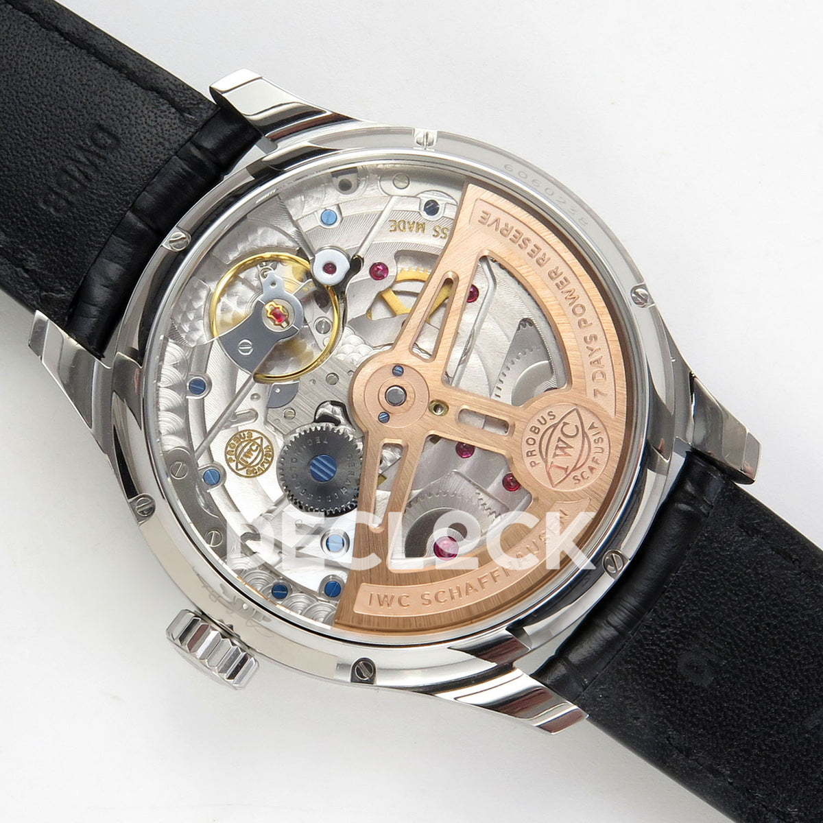 IWC Portugieser Perpetual Calendar Gray APSF A52610 – movement back