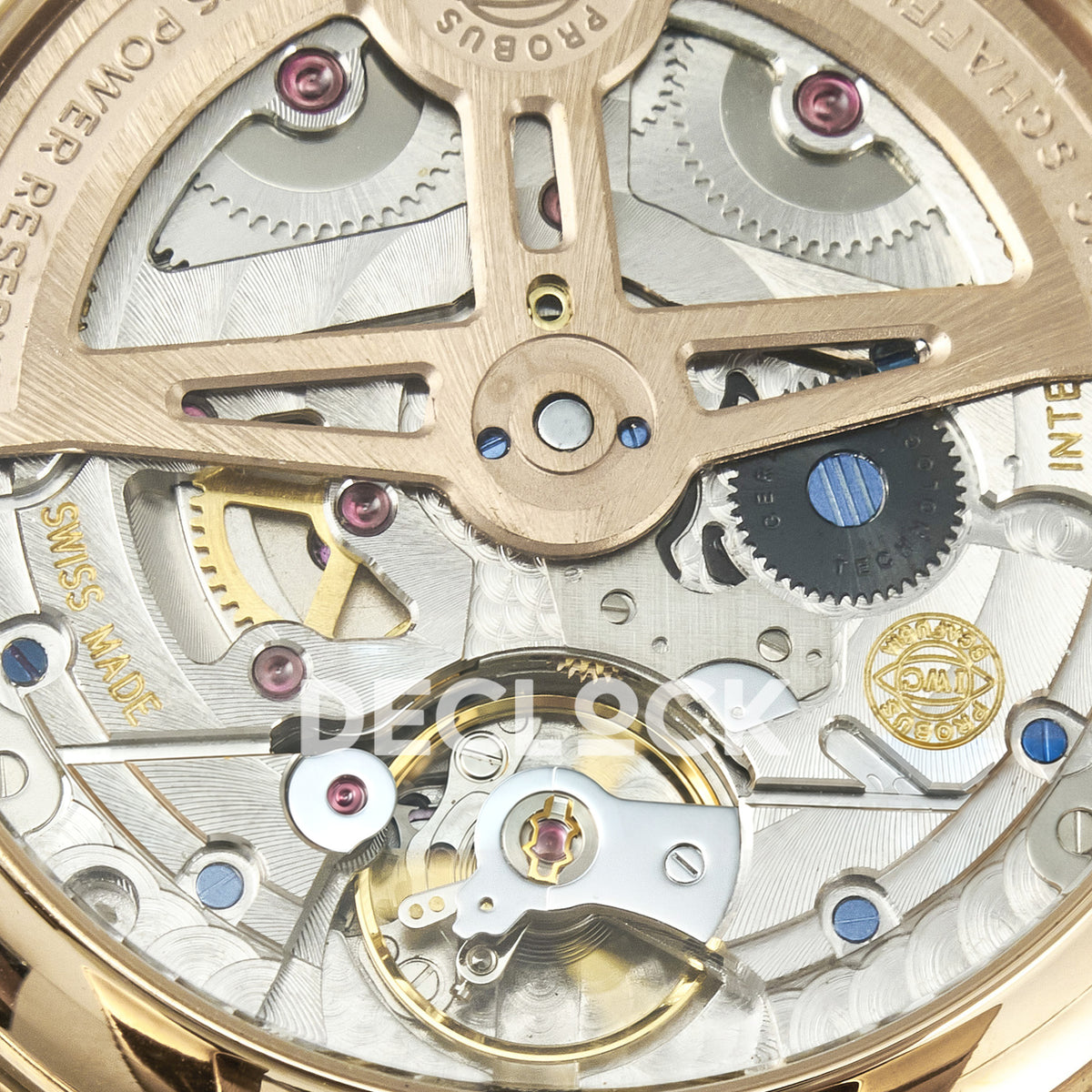 IWC Portugieser Perpetual Calendar Rose Gold Blue Style 1 APSF A52610 – balance wheel