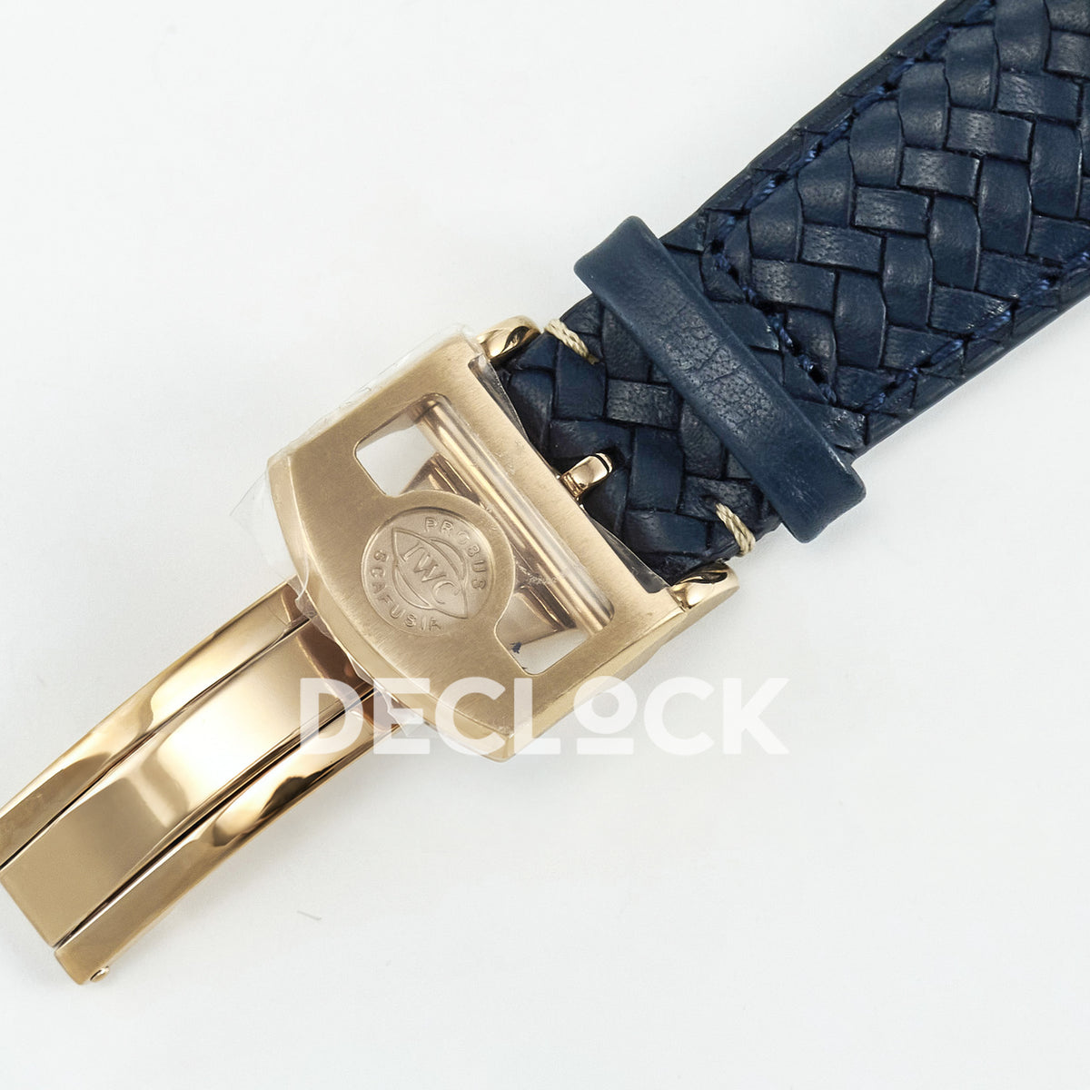 IWC Portugieser Perpetual Calendar Rose Gold Blue Style 1 APSF A52610 – folding clasp