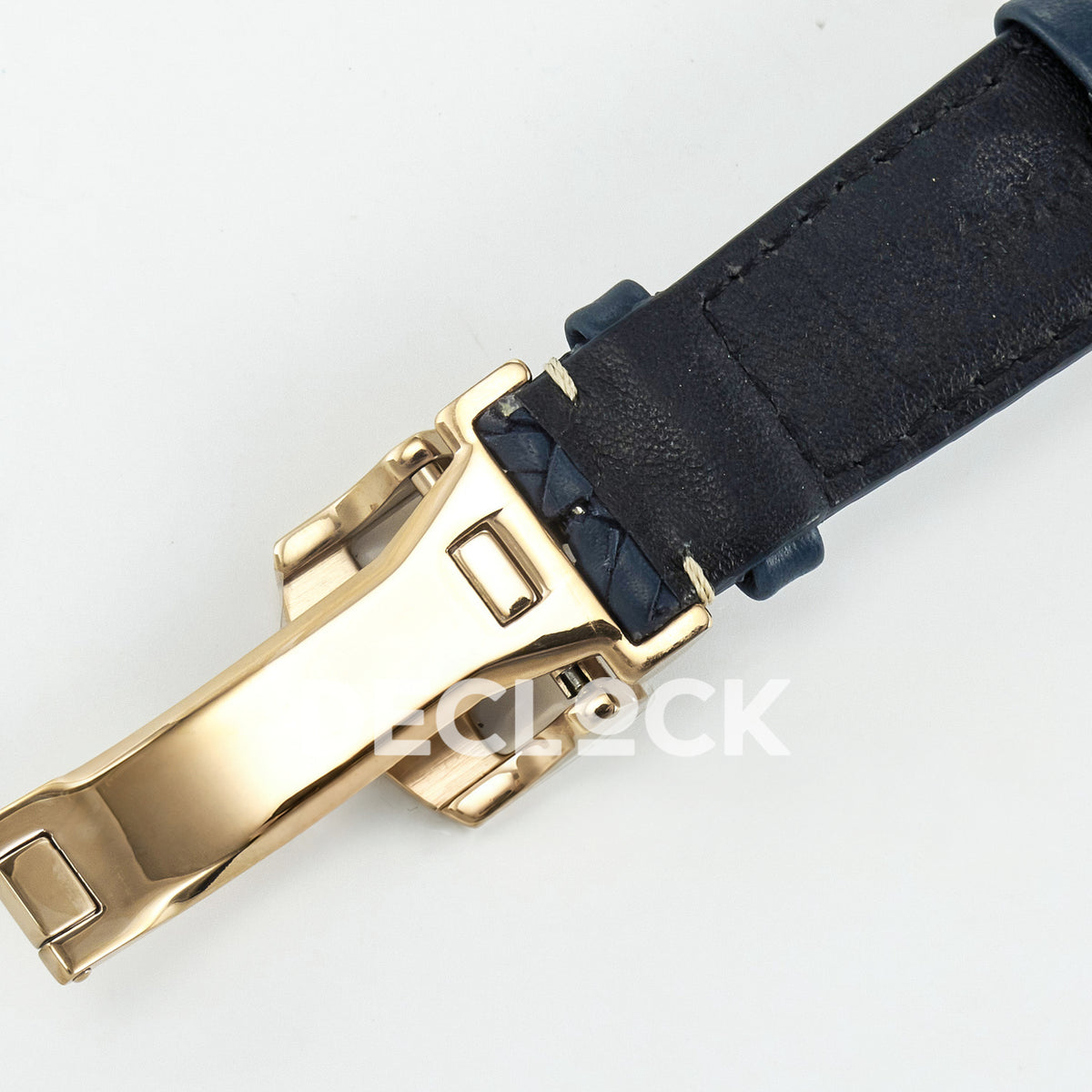IWC Portugieser Perpetual Calendar Rose Gold Blue Style 1 APSF A52610 – clasp side