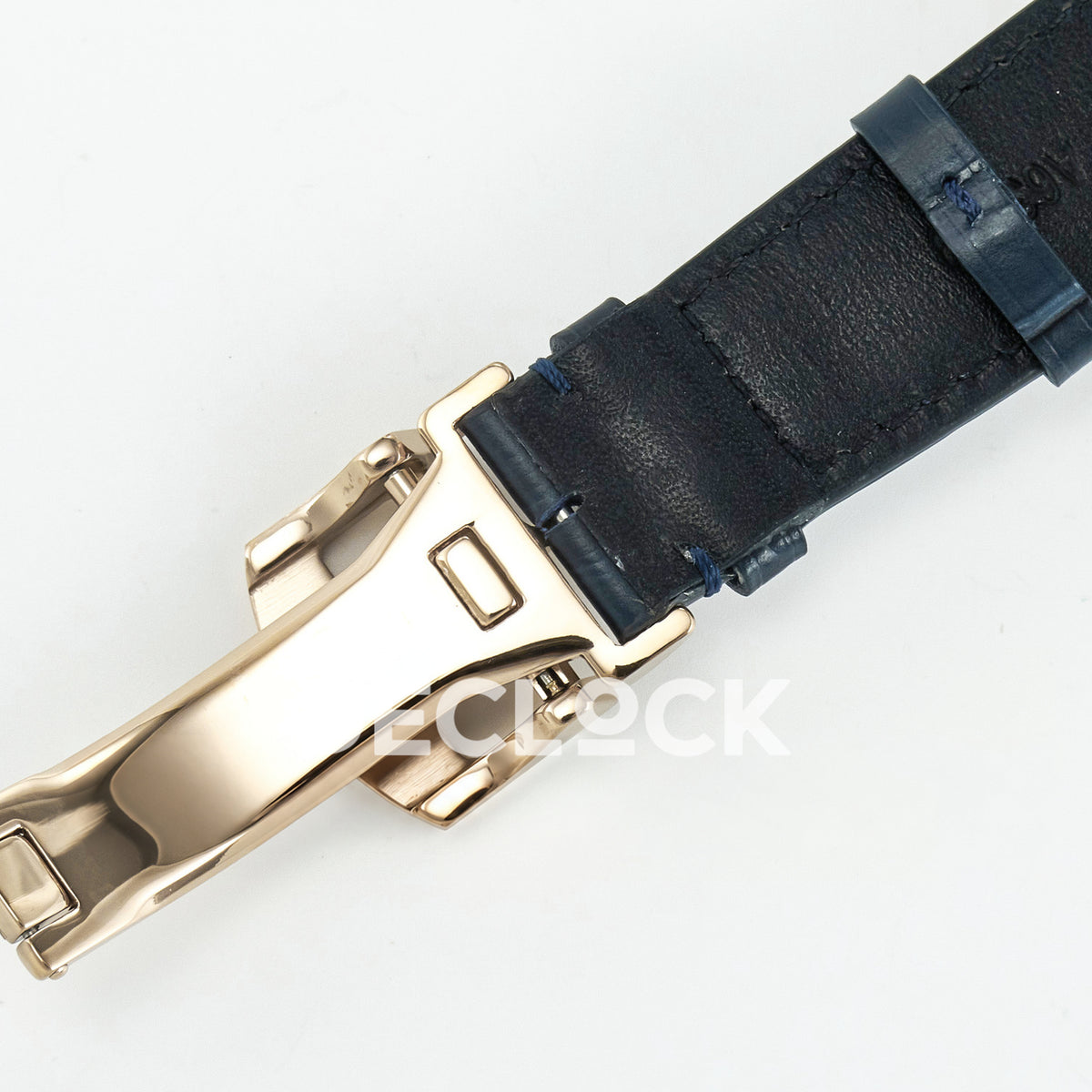 IWC Portugieser Perpetual Calendar Rose Gold Blue Style 2 APSF A52610 – clasp side
