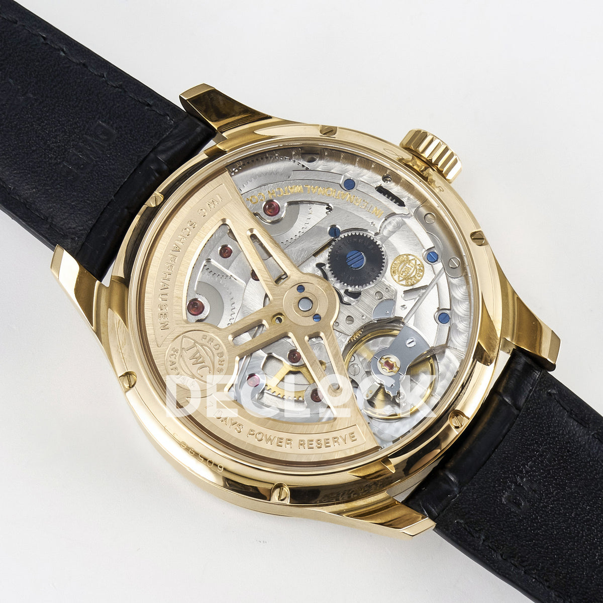 IWC Portugieser Perpetual Calendar Rose Gold Gray APSF A52610 – movement overview