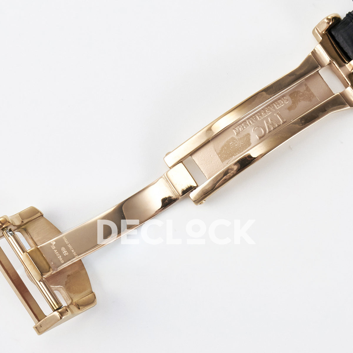 IWC Portugieser Perpetual Calendar Rose Gold White APSF A52610 – clasp steel marking