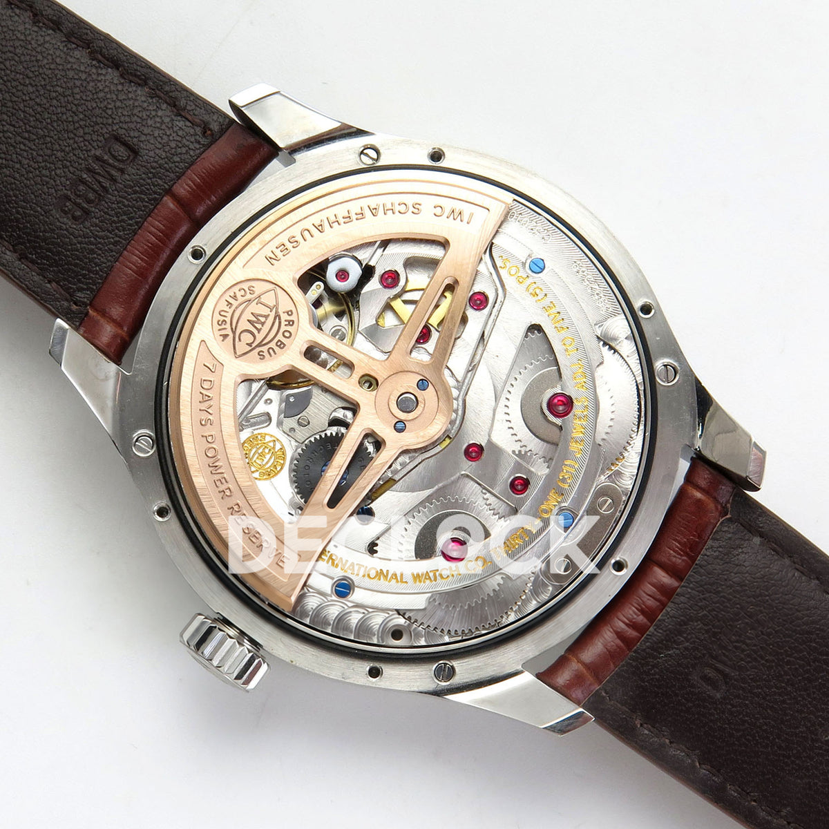 IWC Portugieser Perpetual Calendar White Rose Gold Numerals APSF A52610 – automatic rotor