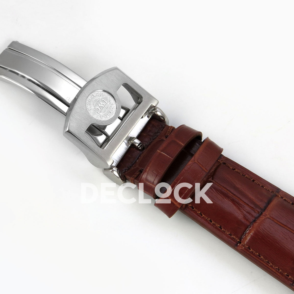 IWC Portugieser Perpetual Calendar White Rose Gold Numerals APSF A52610 – strap and clasp