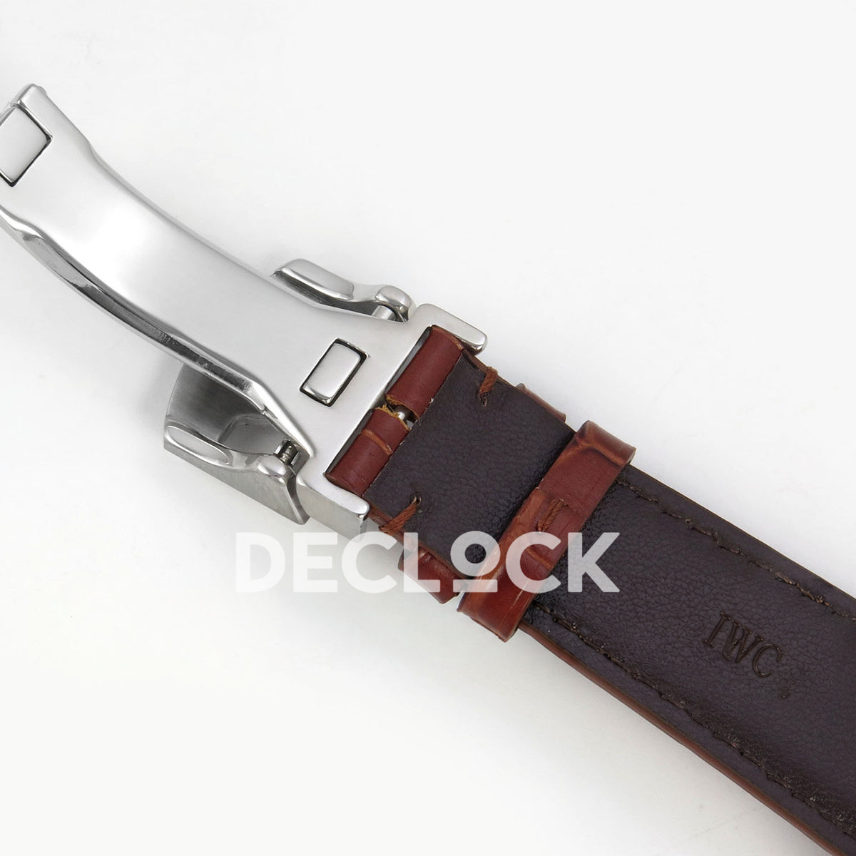IWC Portugieser Perpetual Calendar White Rose Gold Numerals APSF A52610 – strap underside