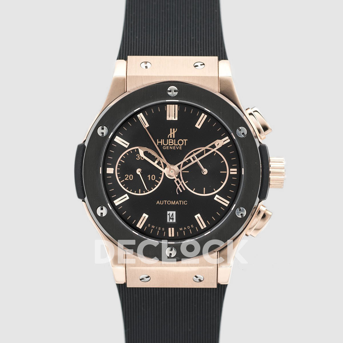 Classic Fusion Chronograph Black Dial in RG/PVD