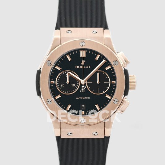 Replica Declock Classic Fusion Chronograph Black Dial in RG | Declock.