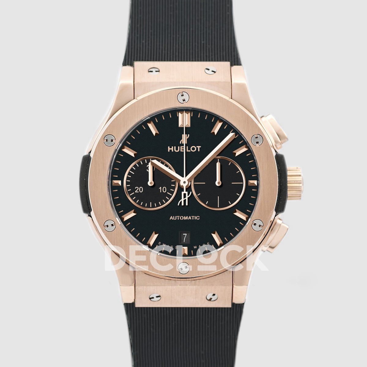 Classic Fusion Chronograph Black Dial in RG