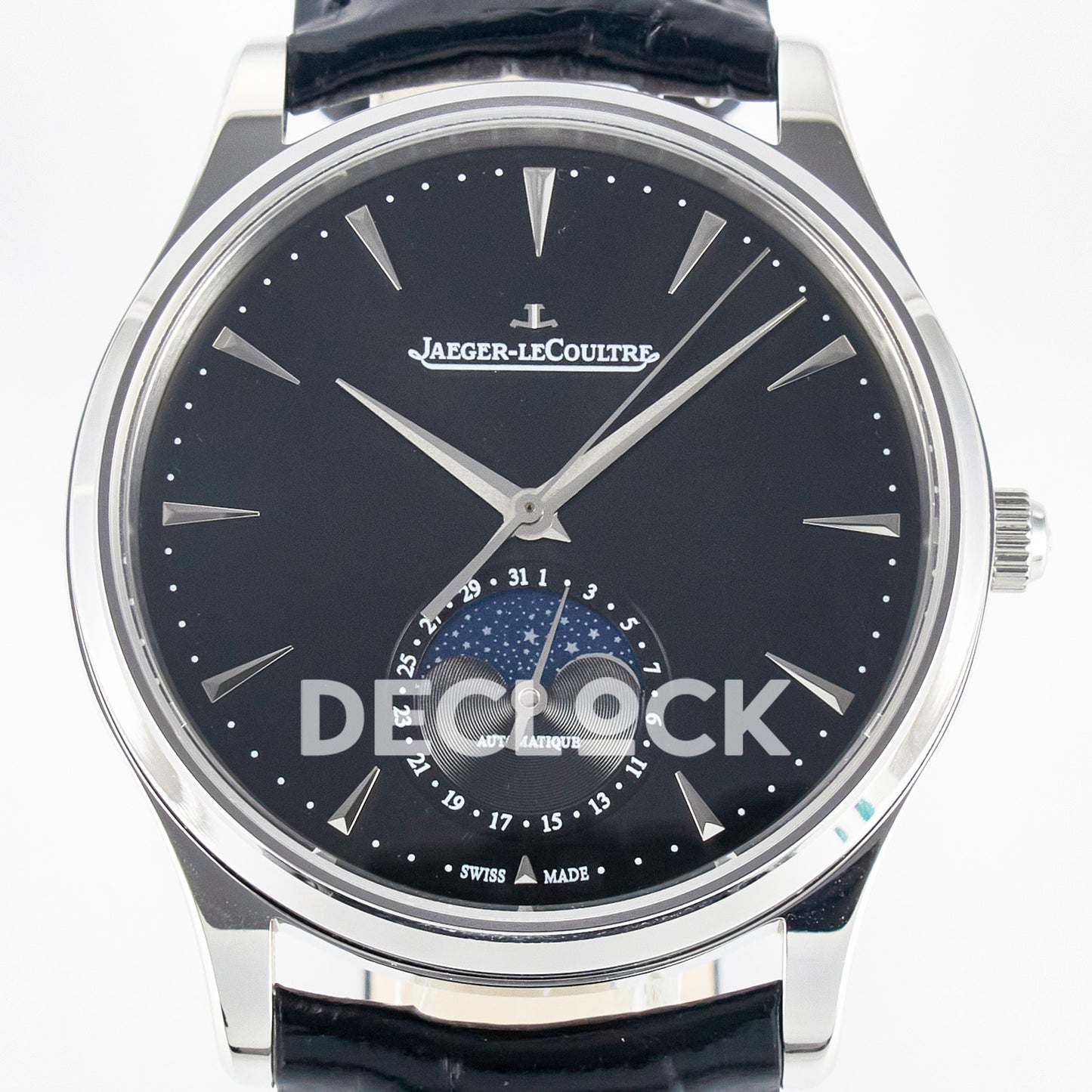 Jaeger-LeCoultre Master Ultra Thin Moon SS Black 39mm Z+F SA925