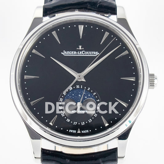 Jaeger-LeCoultre Master Ultra Thin Moon SS Black 39mm Z+F SA925