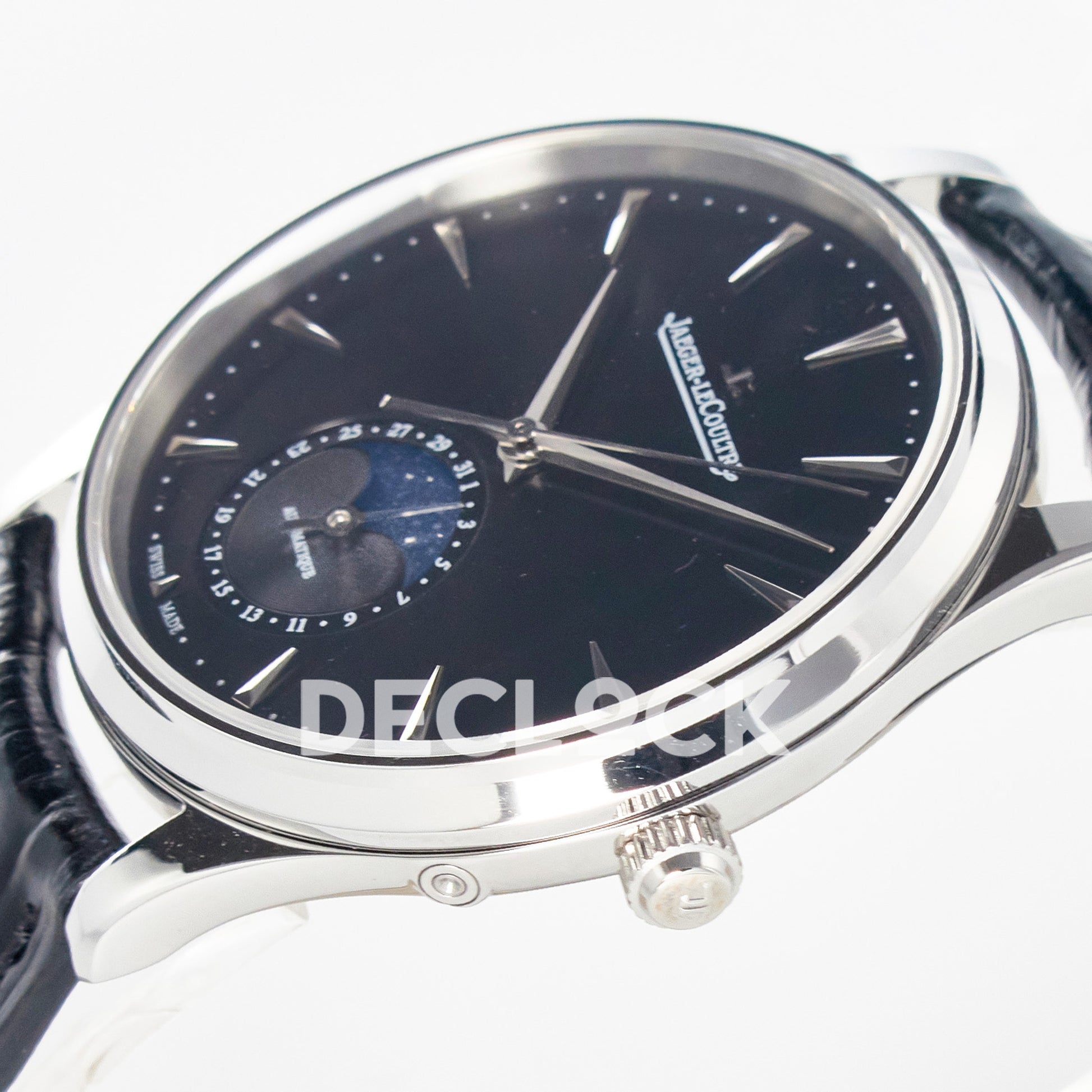Jaeger-LeCoultre Master Ultra Thin Moon SS Black 39mm Z+F SA925