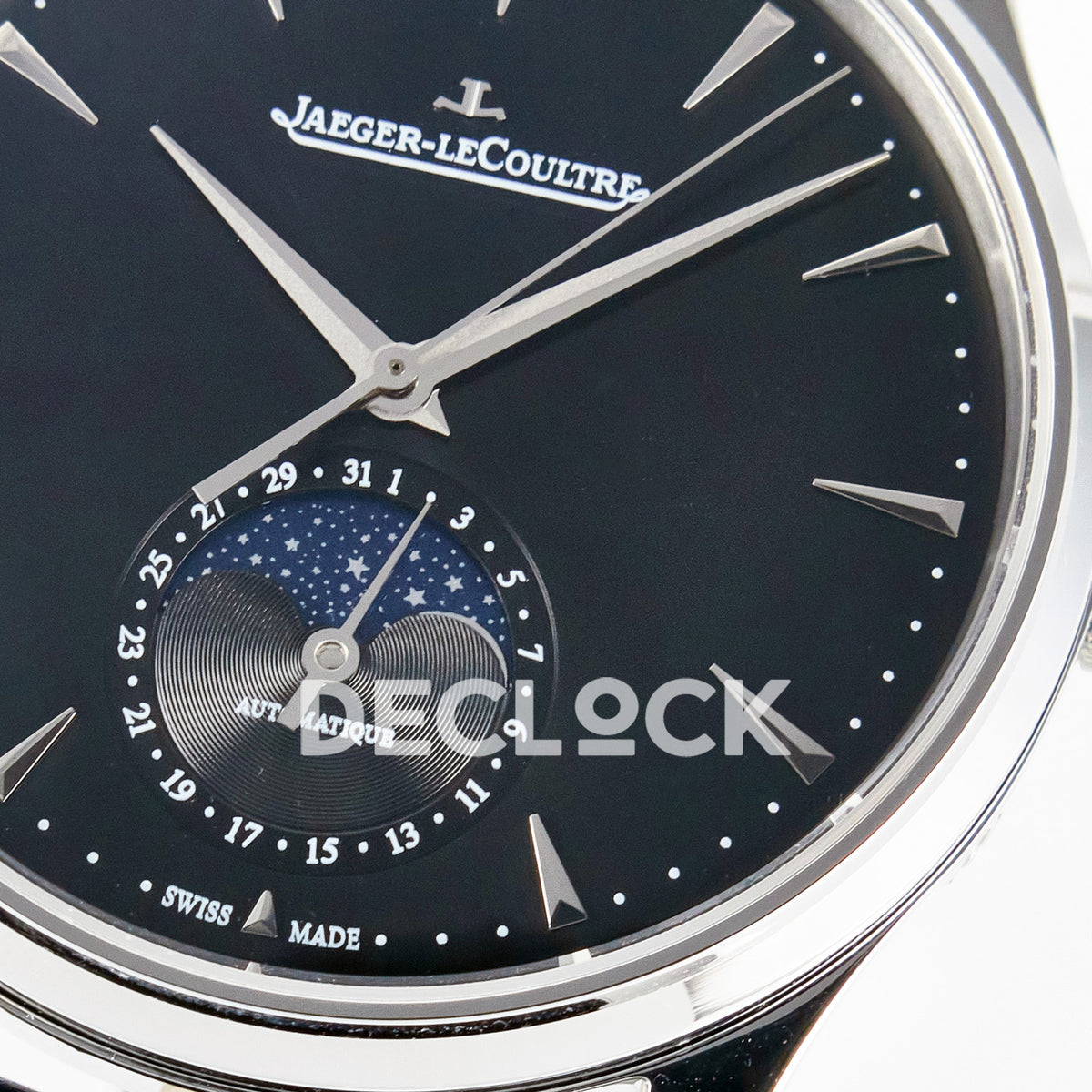 Jaeger-LeCoultre Master Ultra Thin Moon SS Black 39mm Z+F SA925